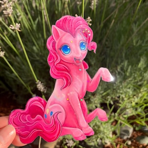 Pinkie Pie | MLP | My little pony | Handmade vinyl sticker | holographic