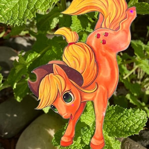 Applejack | MLP | My little pony | Handmade vinyl sticker | holographic
