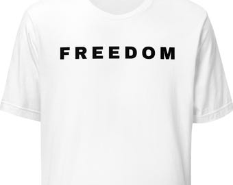 Camiseta Libertad: Camiseta minimalista con gráfico patriótico - Orgullo estadounidense