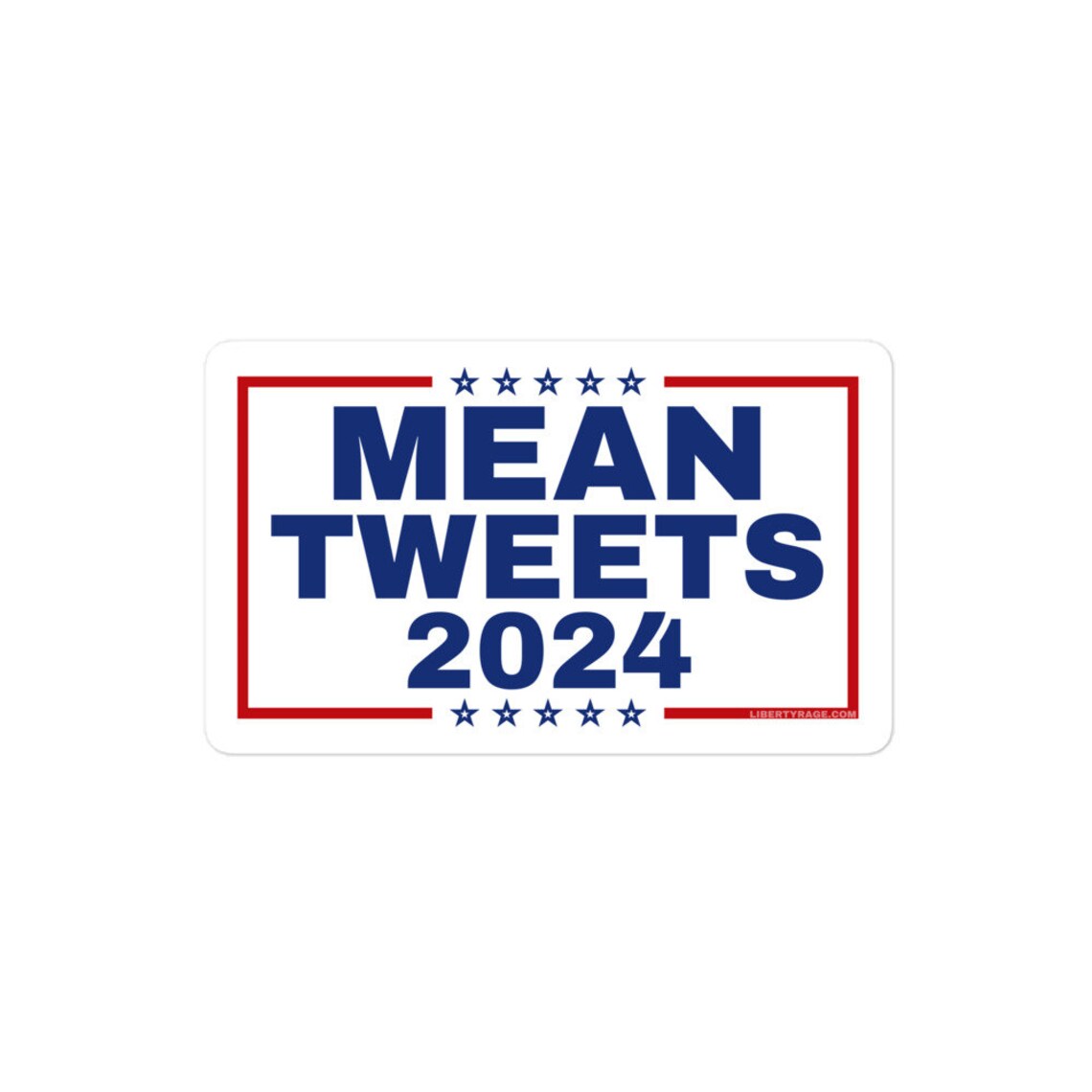 Mean Tweets 2024 Sticker Trump 2024 BubbleFree Stickers Etsy