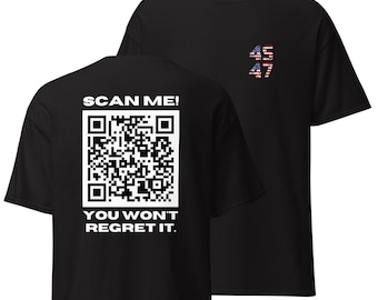 Trump YMCA Dance Shirt - Donald Trump 45 47 QR Code Tee