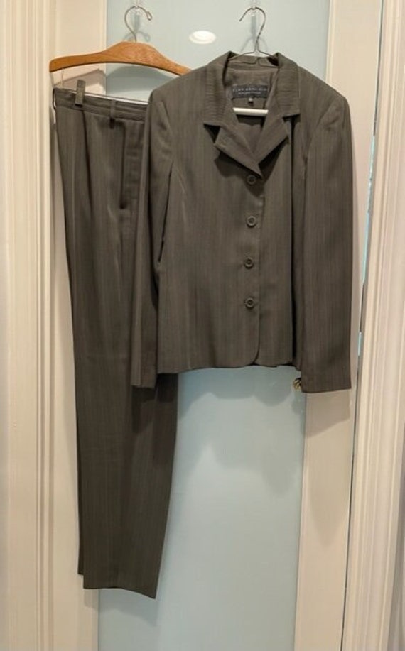 Vintage Pinstripe Suit (Alex Garfield and Marks)