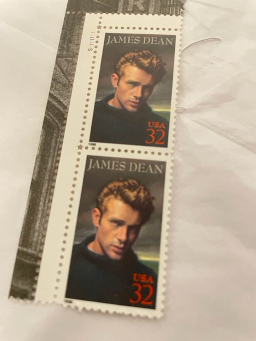 James Dean Collectible Postage Stamps 2 Etsy