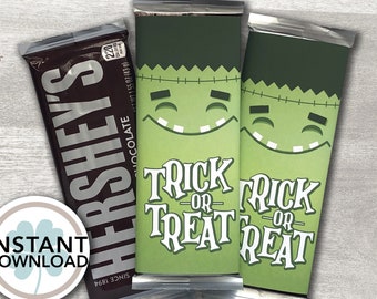 Halloween Candy Bar Wrapper Halloween Candy Bar Wraps - Etsy