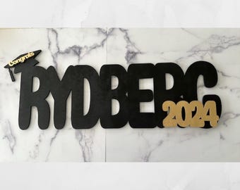 Personalized Graduation Sign | Photo Prop | Graduation Party Decor | Grad Decor | Custom Graduation Decor | Class of 2026