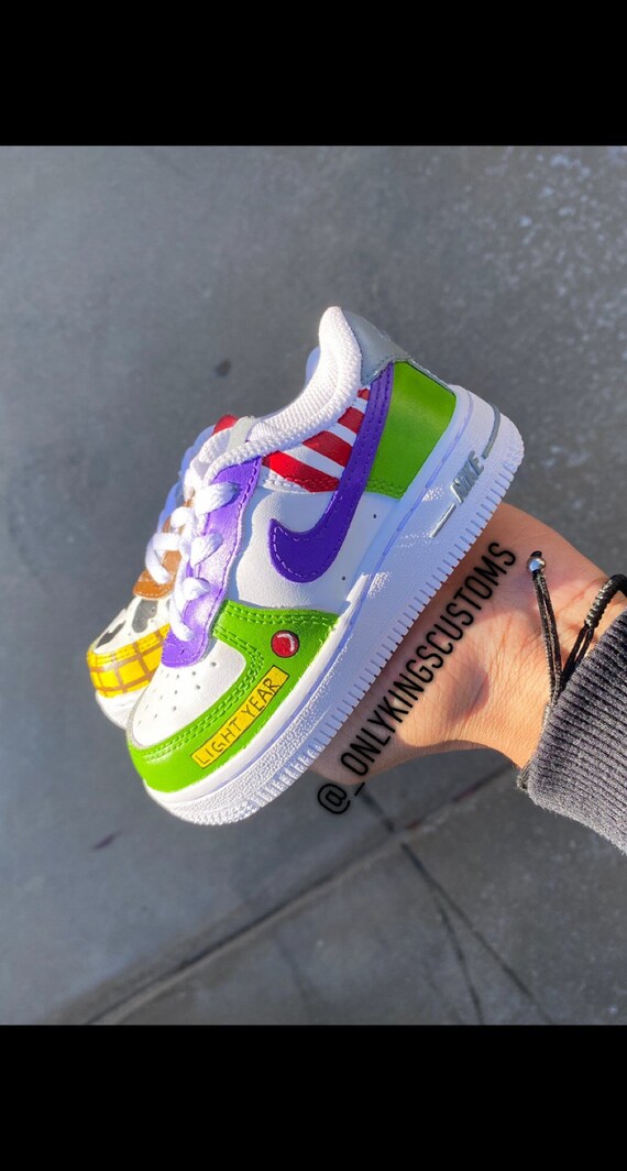 Custom Toy Story Nike Air Force 1 AF1 Please | Etsy