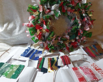 Wreath kits, make your own wreath, mess free craft activity