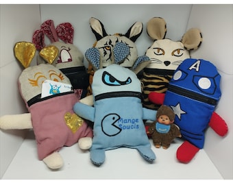 Worry-eating monster - Worry-eating cuddly toy - Anxiety monster - Nightmare-eater - Helps children sleep and manage emotions