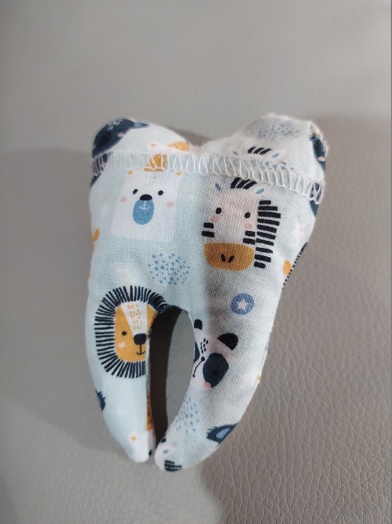 Tooth Tooth cushion The Little Mouse of milk teeth or the fairy image 4