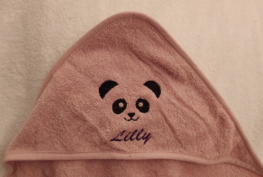 Sortie de bain / Drap de bain / Cape de bain bébé personnalisée et
