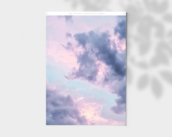 Head in the Clouds Backdrop for Product or Food Photography, Vinyl, Rollable - A1 Size