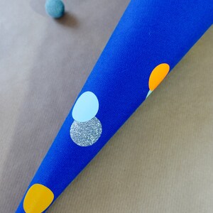 Confettis d'école bleu roi pour garçon 35 cm et 70 cm personnalisables image 6