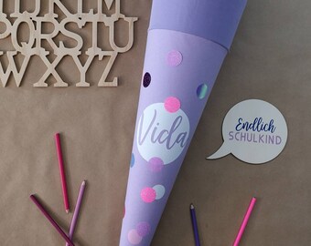 School confetti lilac - LILA Special Edition