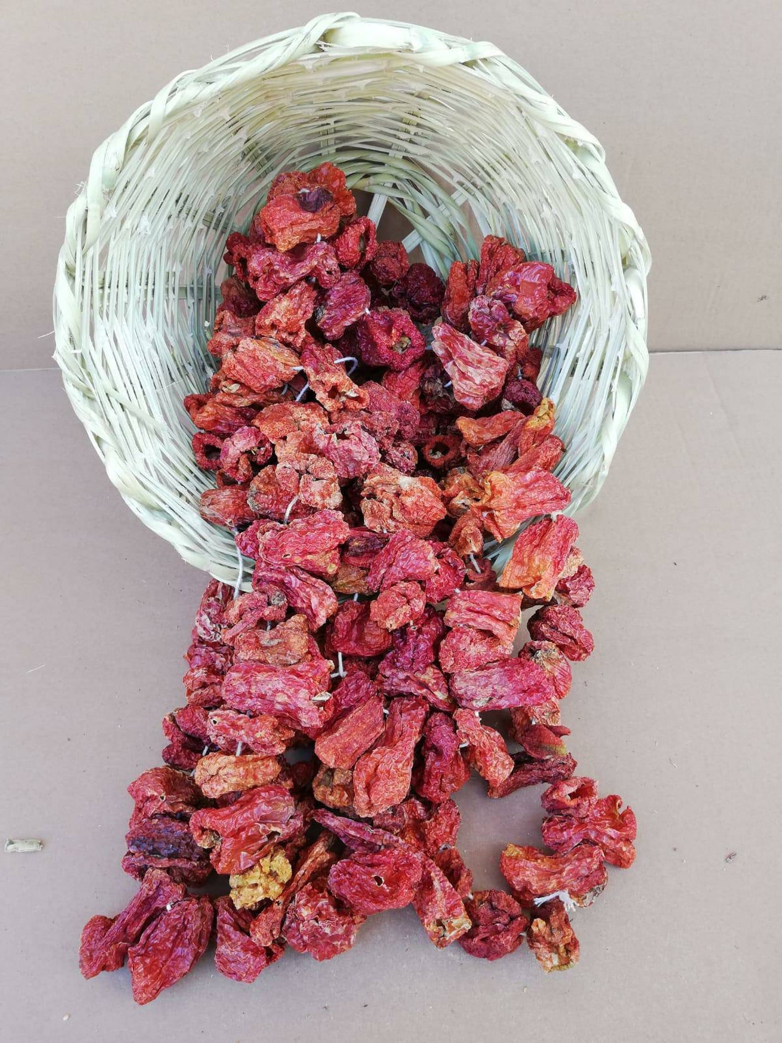 Rote Paprika getrocknete Sonne Bio Türkei 50 Stück | Etsy
