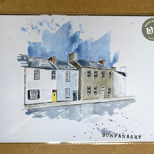 Dunfanaghy Ireland A4 signed and numbered print on uncoated recycled paper