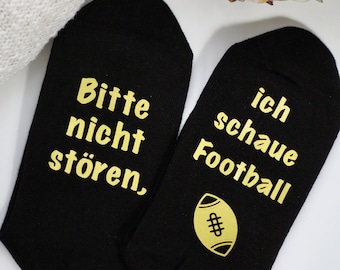 Please do not disturb, I'm looking at football socks - American football gift - sports trainer