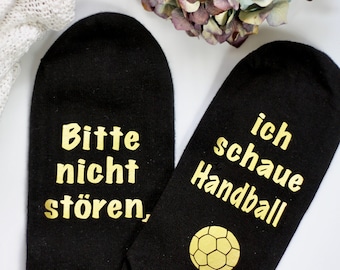 Please do not disturb, I'm looking at handball socks - handball player gift - sports coach