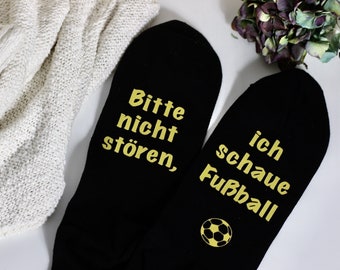 Do Not Disturb I'm Watching Soccer Socks - Soccer Player Gift - Soccer Stocking - Athlete Gift - Soccer Lover Fifa