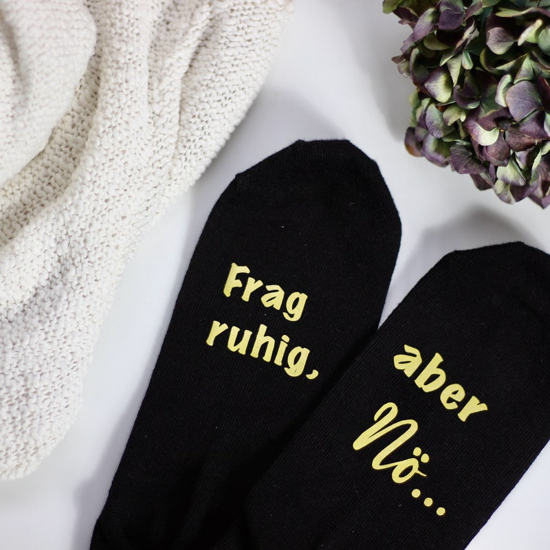 Socken mit spruch Etsy.de