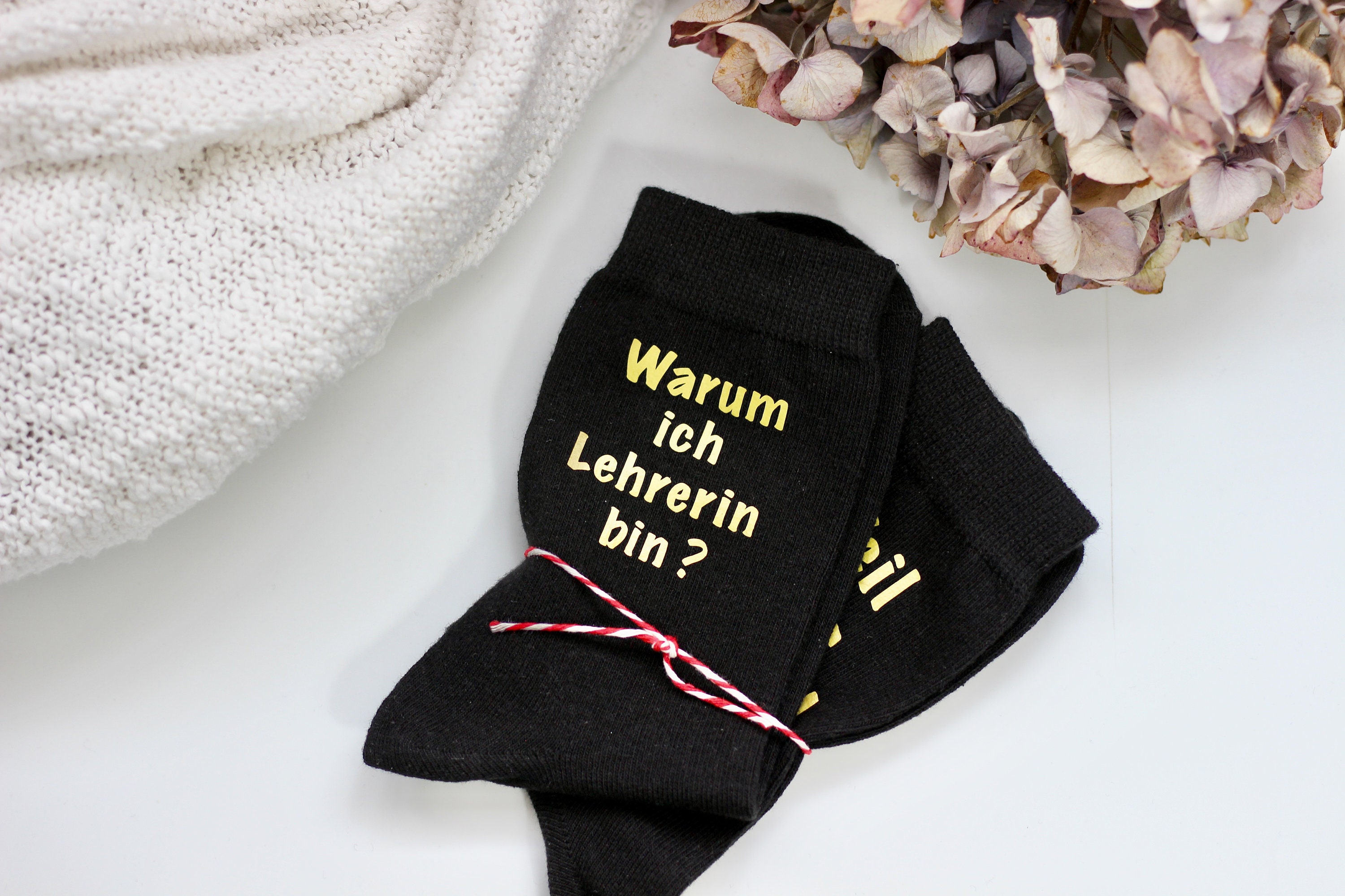 Warum ich Lehrerin bin Weil ich es kann lustige Socken Lehrer Geschenk Abschied Etsy.de