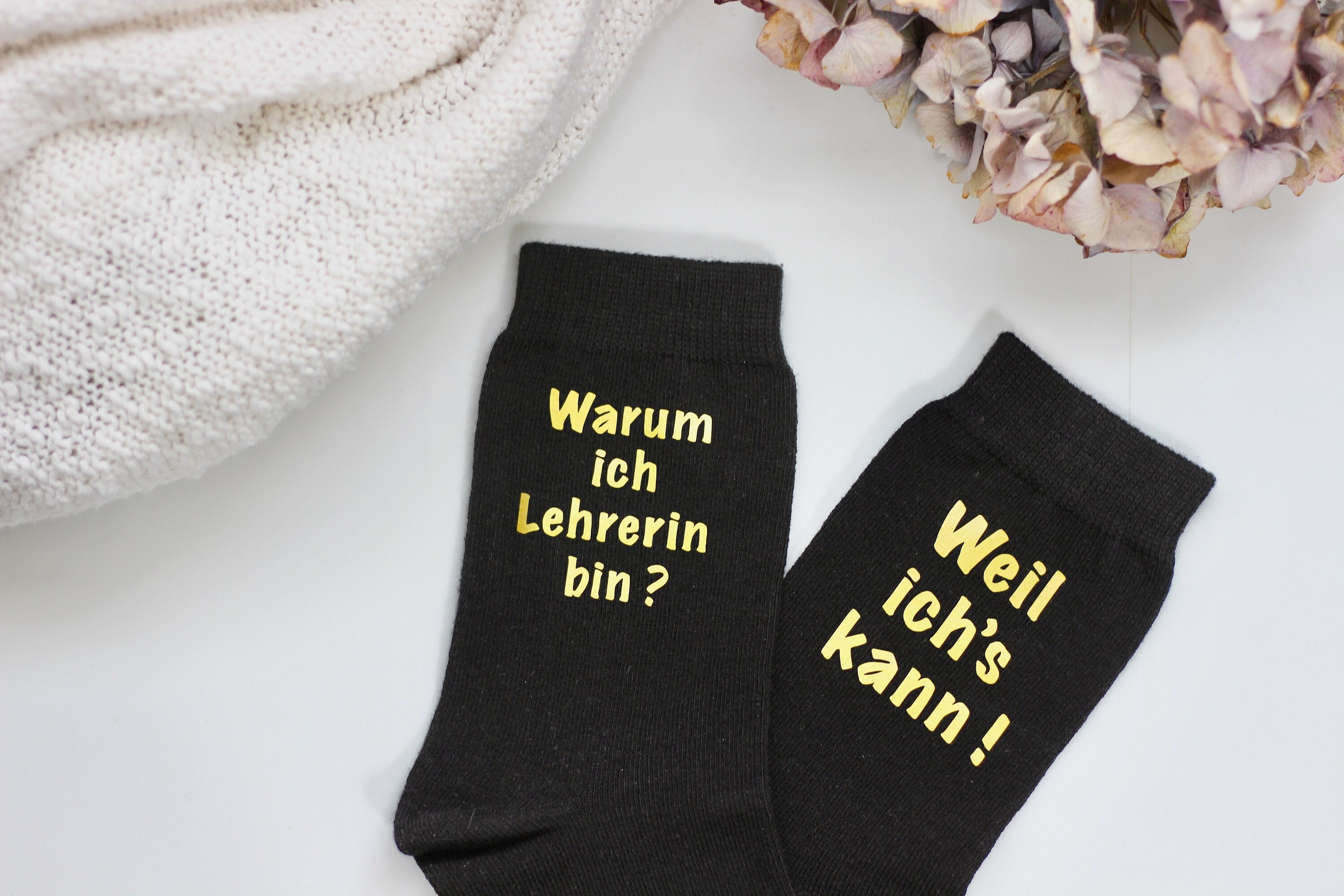 Warum ich Lehrerin bin Weil ich es kann lustige Socken Lehrer Geschenk Abschied Etsy.de