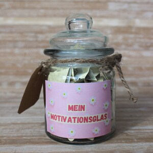 Motivation im Glas Zitate zum Motivieren inspirierende | Etsy
