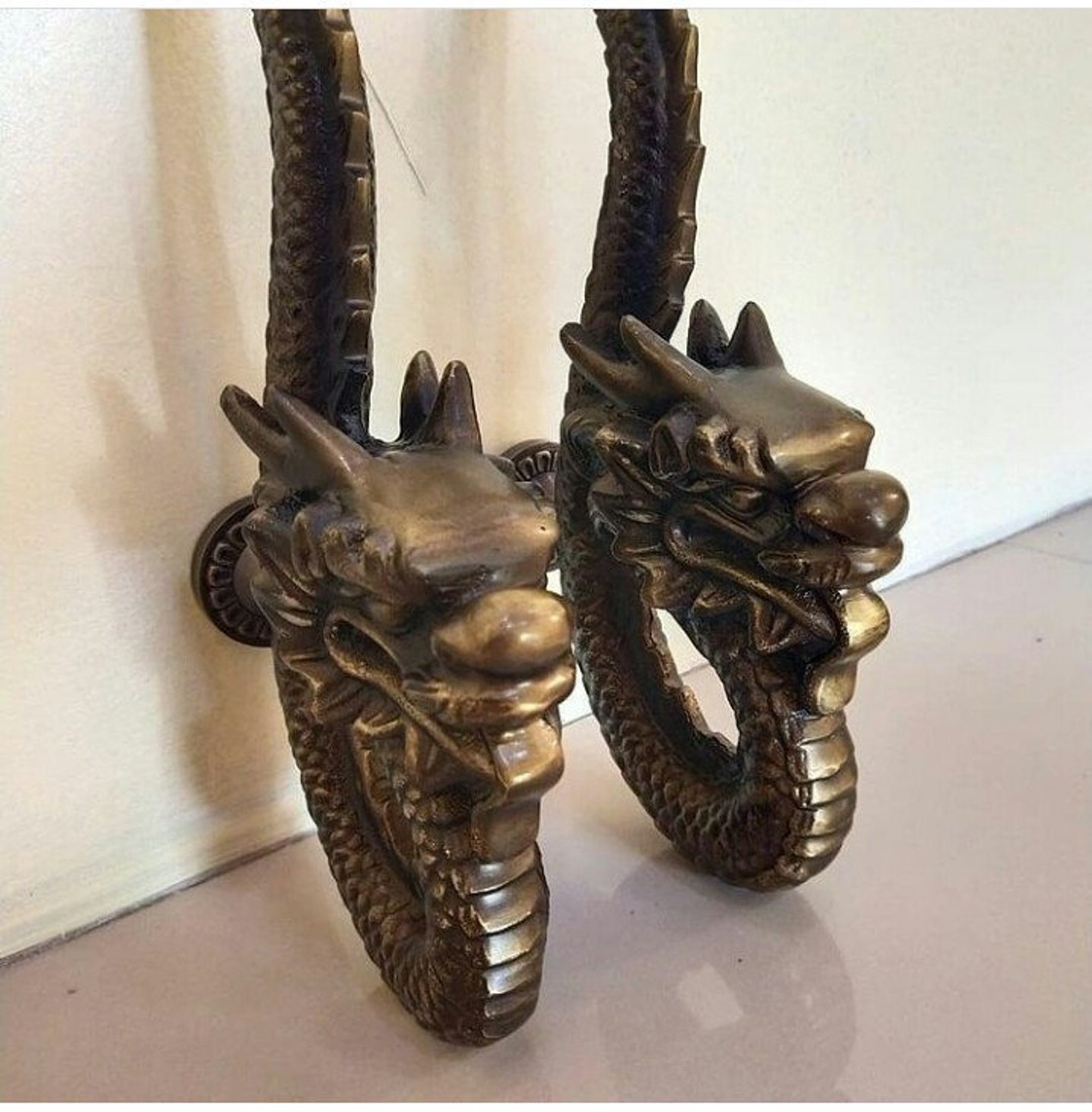 Dragon Shaped Door Handle Unique Antique and Anti Mainstream Etsy