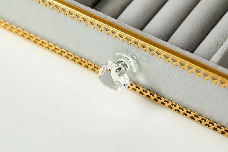 Glass Jewelry Box Organizer Display Jewelry Display Case With Etsy