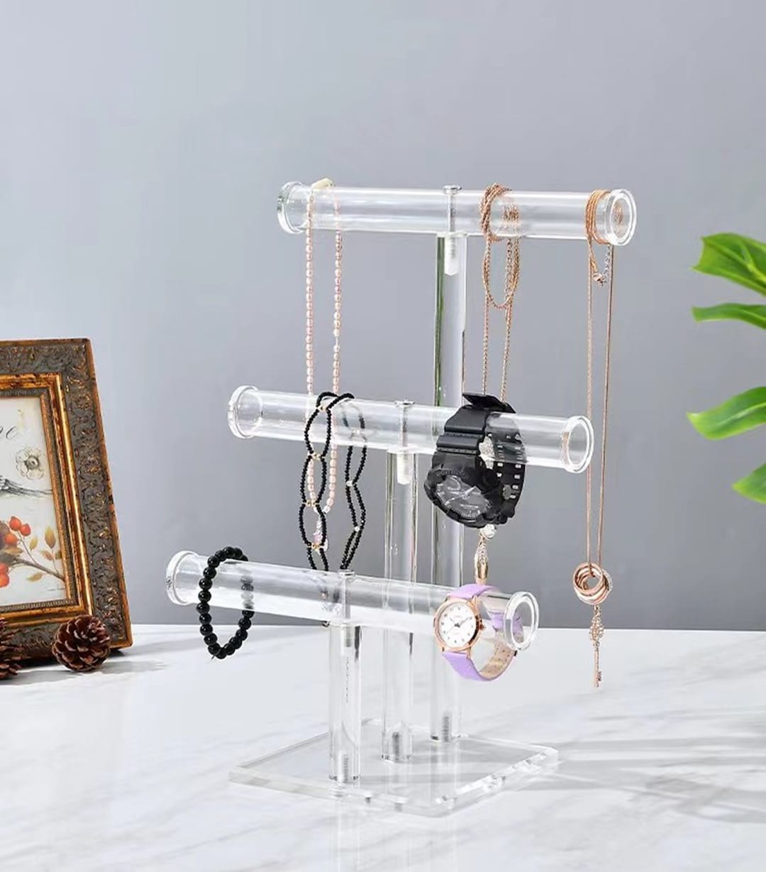 Clear Acrylic Round Bracelet Display Holder Acrylic Bracelet Etsy