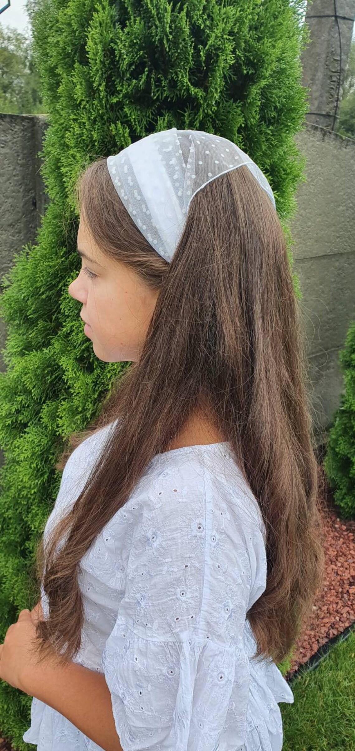 Christian Headscarf Christian Headband Lace Scarf Headcovering Etsy