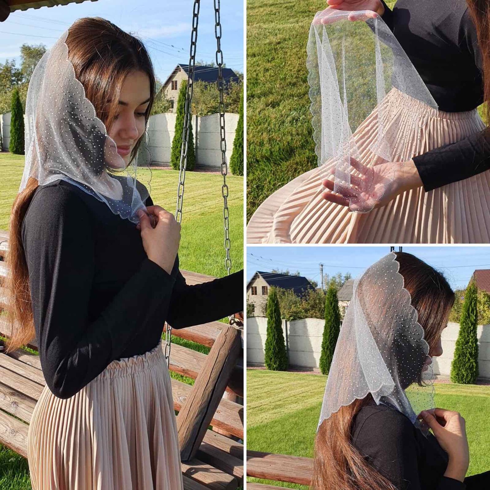 Christian Headscarf Christian Headscarves Head wrap Church Etsy