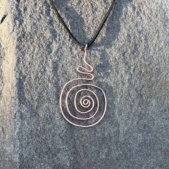 Copper Whirlwind Necklace