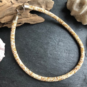 Crocheted choker necklace