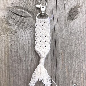 macrame key ring