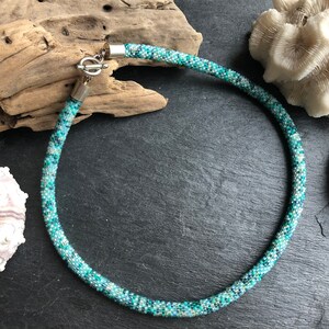 Crocheted choker necklace