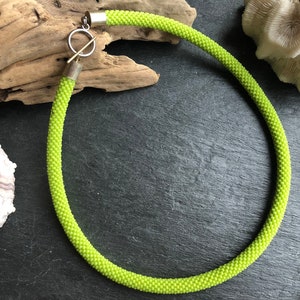Crocheted choker necklace