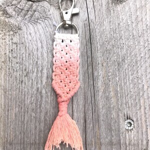 macrame key ring