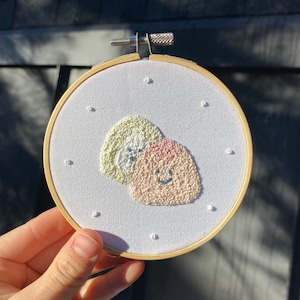 mochi embroidery // asian embroidery