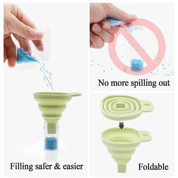 Diamond Embroidery Tools Foldable Silicone Funnel Diamond Painting  Accessories for Filling Drills Beads 