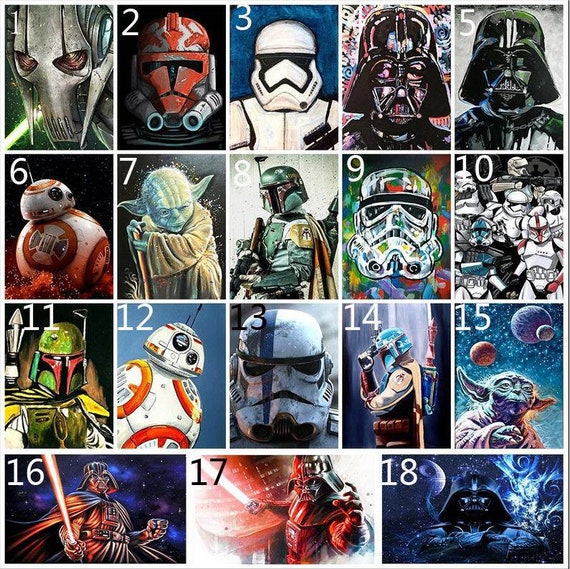 Ultimate Star Wars Diamond Painting - Full Round/Square 5D Diamonds, Sci Fi  Design