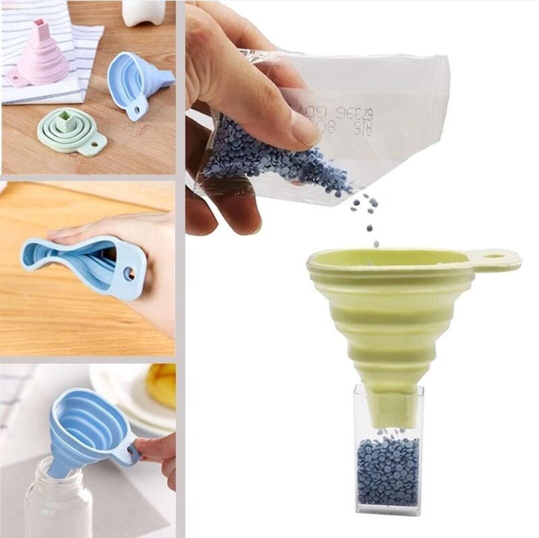 Diamond Painting Drill Funnel for Round Artdot Containers hands