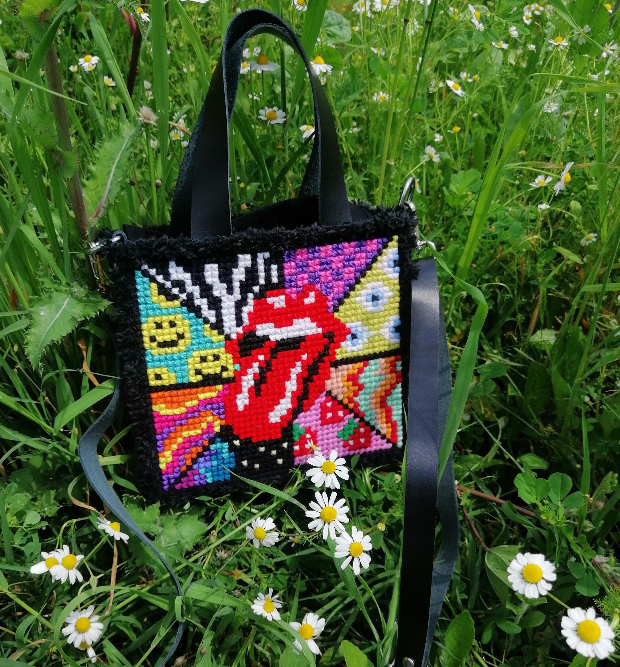 Handmade Plastic Canvas Bag Ireland