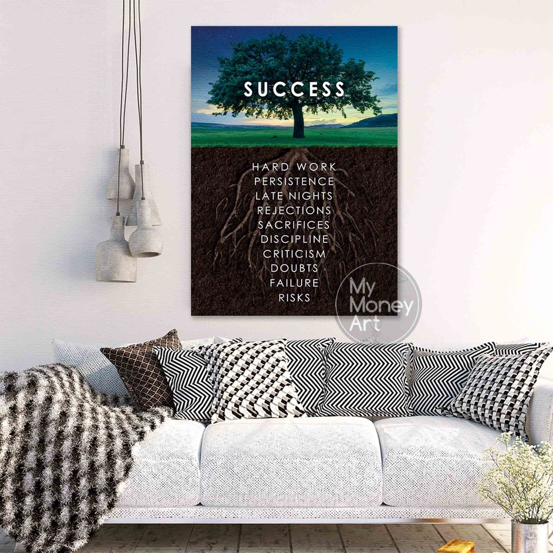 Painting for office Wall Art Print Art decor Canvas print Etsy