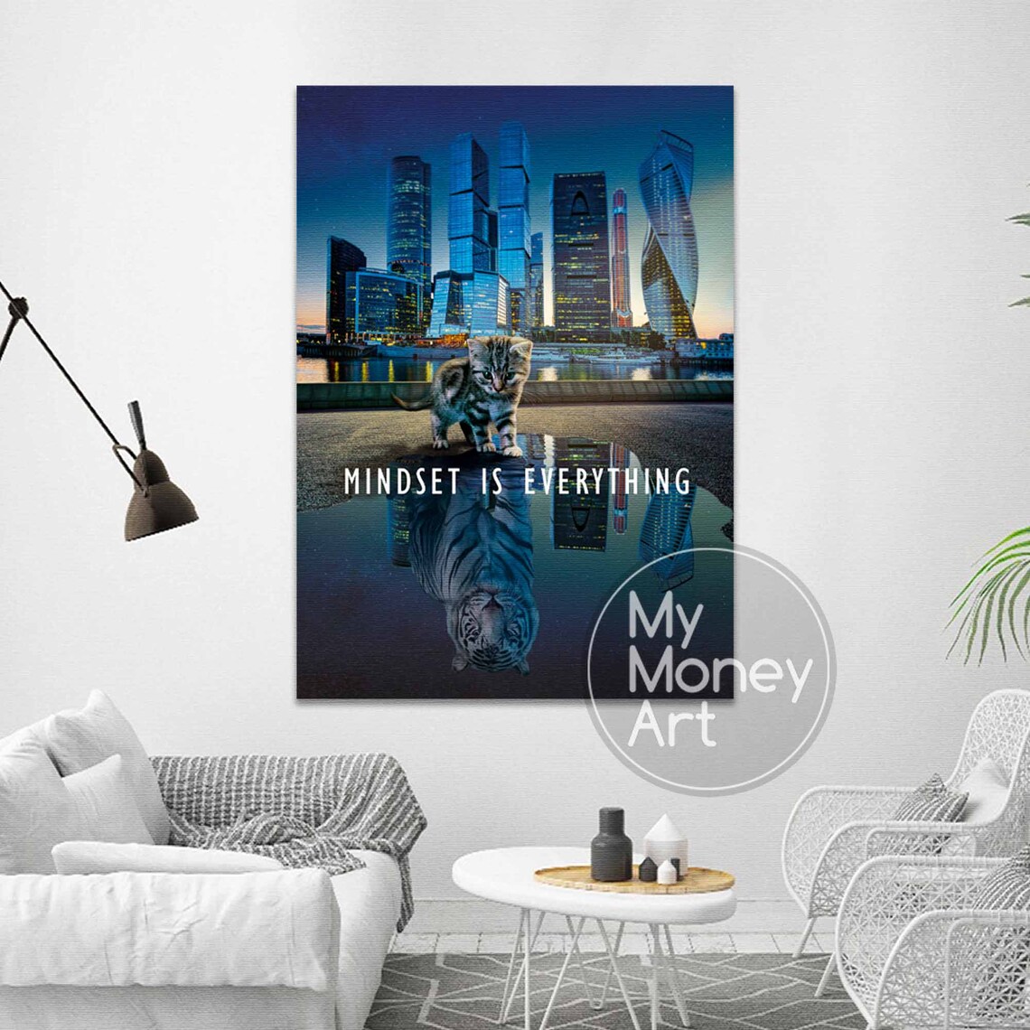 Mindset is everything picture Wall Art Print Motivational art Etsy