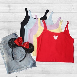 Little Mouse Tank Top / Crop Top / Crop Tank