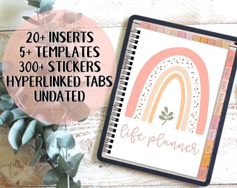 Undated Digital Planner, Digital Planner for Tablets, Goodnotes Digital Planner, ipad planner, Digital Planners