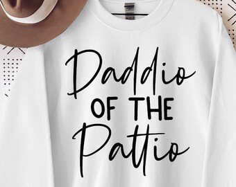 Daddio of the Pattio SVG File, Father Svg Png Jpg Dxf Eps, Funny Dad SVG Cut files for Cricut, Commercial Use Svg Files, Silhouette Cricut