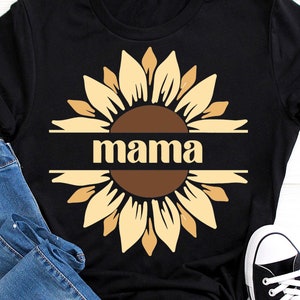 Mama Sunflower Svg, Lindos archivos SVG para cricut, uso comercial, corona floral Svg png, la salud mental importa svg, flor svg