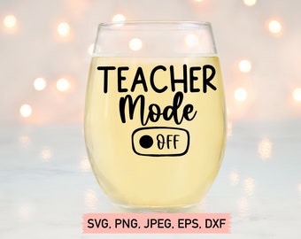 Download Teacher Wine Svg Etsy