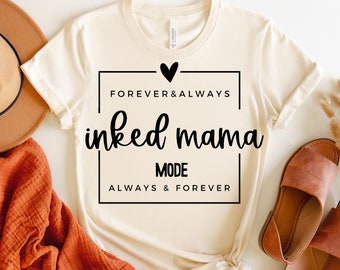 Inked Mama SVG and Png Cricut, Tattooed Mom Shirt Svg Mama Cute Svg for t shirt, Cute SVGs, Inked Mama, Tattooed Mom